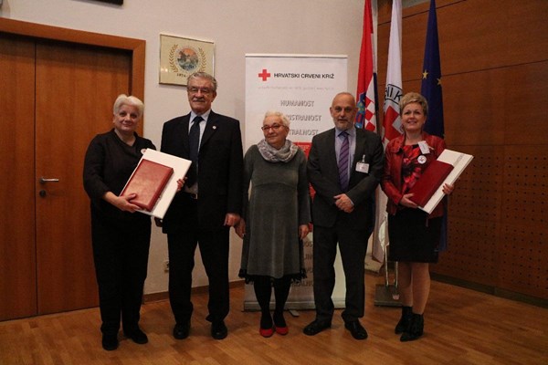 Dodijeljen Velered Hrvatskog Crvenog križa najzaslužnijim pojedincima